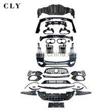 CLY Car Bumpers For 2019+ Mercedes Benz W118 CLA Upgrade CLA45 AMG Bodykit Front Car Bumper With Grille Diffuser With Tips thumbnail-2