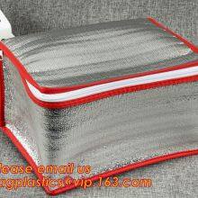 Factory Thermal Bag For Food, Cold Thermal Insulated Lunch Cooler Bag,Grocery Food Delivery Extra Large Insulated Non Woven Bag thumbnail-5