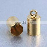 Manufacture Strong Jewelry Findings Brass Cord End
