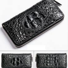 Thailand Crocodile Leather Wallet Men's Long Handbag Casual Business Clutch Bag Men's Bag Multi-Card Leather Clutch Tide