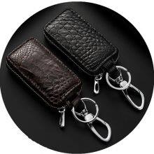 Crocodile Men's Key Bag Crocodile Leather Waist Hanging Shockproof Key Bag Car Remote Control Protective Sleeve Tide thumbnail-2