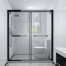 Customized Integrated Glass Partition Bathroom Factory Aluminium Shower Room Sliding Enclosure Tempered Glass Shower Cabin thumbnail-1