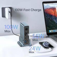 15-in-1 4K 60Hz USB C Desktop Docking Station for Laptop & PC thumbnail-3