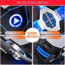 New Cheapest Computer Mouse A7 2.4ghz Rechargeable Rgb Wireless Gaming Mouse Mini Portable Anti Slip Silent Mouse thumbnail-3