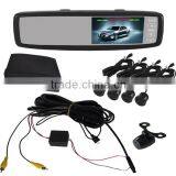 Parking Sensor With Rearview Mirror Monitor Video Parking Sensor System.