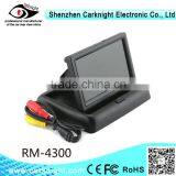 Desktop Rearview Mirror Monitor With 4.3 Inch Digital Display