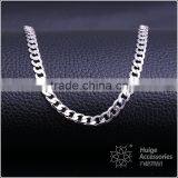 Simple Design Fashion Jewelry Rhodium Plated Cheap Short Chain Necklace thumbnail-1