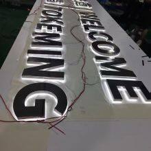 Signature Luminous Stainless Steel English Outdoor Advertising Building thumbnail-5