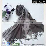 SS 16 Hot Selling Men's Woven Scarf With Striped Pattern thumbnail-5