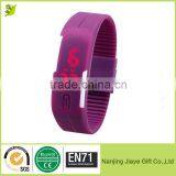 Waterproof Touch Screen Silicone Led Slap Watch thumbnail-1