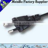 2 Pins Euro 2.5A 250V Male Female ac Power Plug thumbnail-1