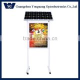 SOL-60 A1 Poster Size LED Aluminum Solar Advertising Board, solar led advertising light board