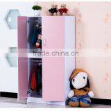 Two Doors Wooden Materials Bedroom Wardrobe Designs thumbnail-1