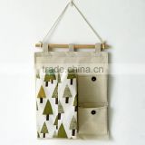 AN419 ANPHY Household Hanging Storage Organizer Bag Linen Pocket Hanger 100% Cotton                        
                                                Quality Choice