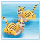 Inflatable tiger armbands, pvc tiger shape swimming armbands