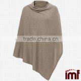 Handmade Ladies Knit Poncho Women Pure Cashmere Poncho thumbnail-1