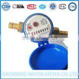 High Precision Readings Single Jet Dry Dial Water Meter