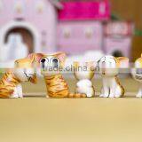 Custom Cute Plastic Cat Figurines Use PVC Material thumbnail-5