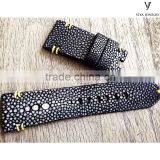 Stingray Back Part Leather Watch Replacement Strap 20mm Customized Watchband