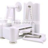 Multifunctional 3 in 1Tri Blade Plastic Spiral Vegetable Slicer thumbnail-5
