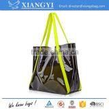 Wholesale Promotional Eco-friendly Clear PVC Waterproof Shopping Bag Beach Bag Supplier's Choice thumbnail-4