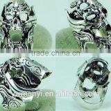 Wholesale Fashion Jewelry India Jewelry Imports Big Heavy Skull Rings R2 thumbnail-2