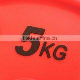 PU (CPU) Tri-grip Weight Plate Color Black/three Grip Weight Plate/bumper Plate thumbnail-4