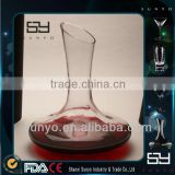 Handmade High Quality Crystal Clear Slanted Glass Decanter/Glassware