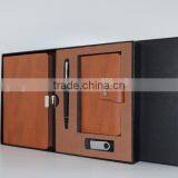 PU Leather Notebook USB Flash Drive Ball Pen Office Stationery Gift Set thumbnail-3