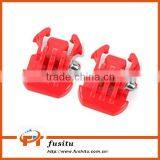 2PCS Helmet Mount Base Quick-Release Adapter Buckle for GoPro Hero 4/3+/3 thumbnail-3