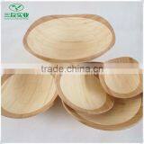 Natural Bamboo Dinner Plate Dish of Different Sizes thumbnail-1