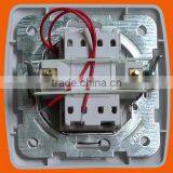 European Style Flush Mounted One Gang One Way Wall Switch With Light (F3101) thumbnail-2