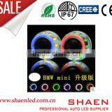 Hot!!!Double Angel Eyes Bi-xenon Hid Head Light for Motocycle