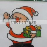 santa Window and door decorating sticker , christmas gift sticker