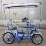 Blue 4 Wheels Bike thumbnail-1