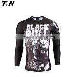 Popular Fitness Blank Compression Jersey for Men thumbnail-6