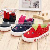 Children Canvas Shoes With 18-22 Size, Suits for 1-3 Years Babies, With Rabbit Ear Design thumbnail-1