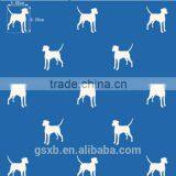 600D polyester oxford dog print fabric
