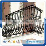 Factory Price Customized Power Coated Wrought Iron Balcony Railing With Arch Designs thumbnail-2