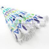 Large Round Peshtemal Turkish Beach Towel From Designer Manufacturer thumbnail-2