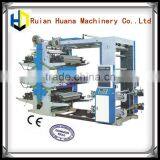 Plastic Bag Printing Machine Six Color Flexographic Plastic Print Press