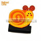 High Quality Soft PVC Magnetic 3D Snail Paper Clip thumbnail-1