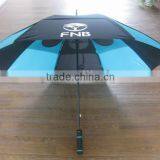 double layer promotional fiberglass windproof print umbrella