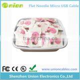 1M 2M 3M Flat Micro USB Data Sync Cable Charger for Samsung Galaxy HTC SONY LG thumbnail-1