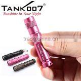 Waterproof mini led flashlight TANK007 E09 led torch flashlight