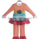 Stripe Long Dress Plus Size Christmas Dress Western Girl Outfit Child Garment Girl Party Clothing thumbnail-6