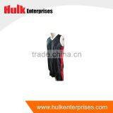 2015100|% Polyester 11/1 Mesh Plain Black and White Basketball Uniform thumbnail-5