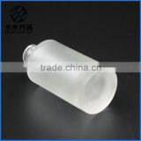 Luxury 100ml Frosted Airless Pump Glass Bottle Lotion Glass Bottle With Pump thumbnail-2
