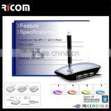 Illuminated Memo Pad With Usb Hub