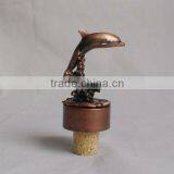 Metal Dolphin Wine Bottle Stopper